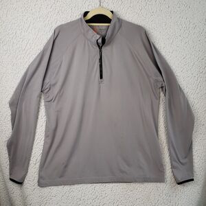 Cloudveil Quarter Zip Pullover Mens XL Gray Outdoor Hiking Base Layer Scandi